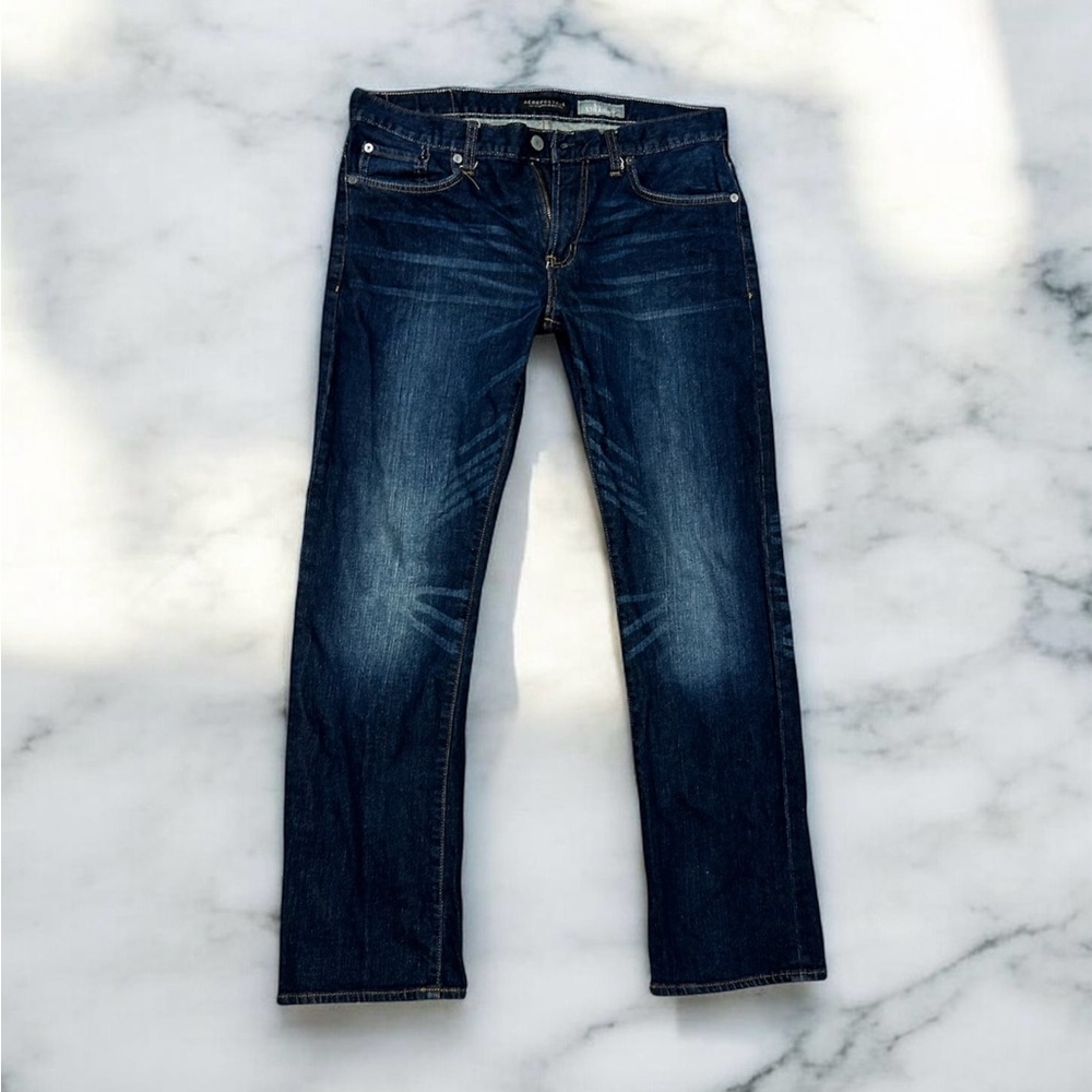 Aéropostale Slim Straight Jeans Dark Wash